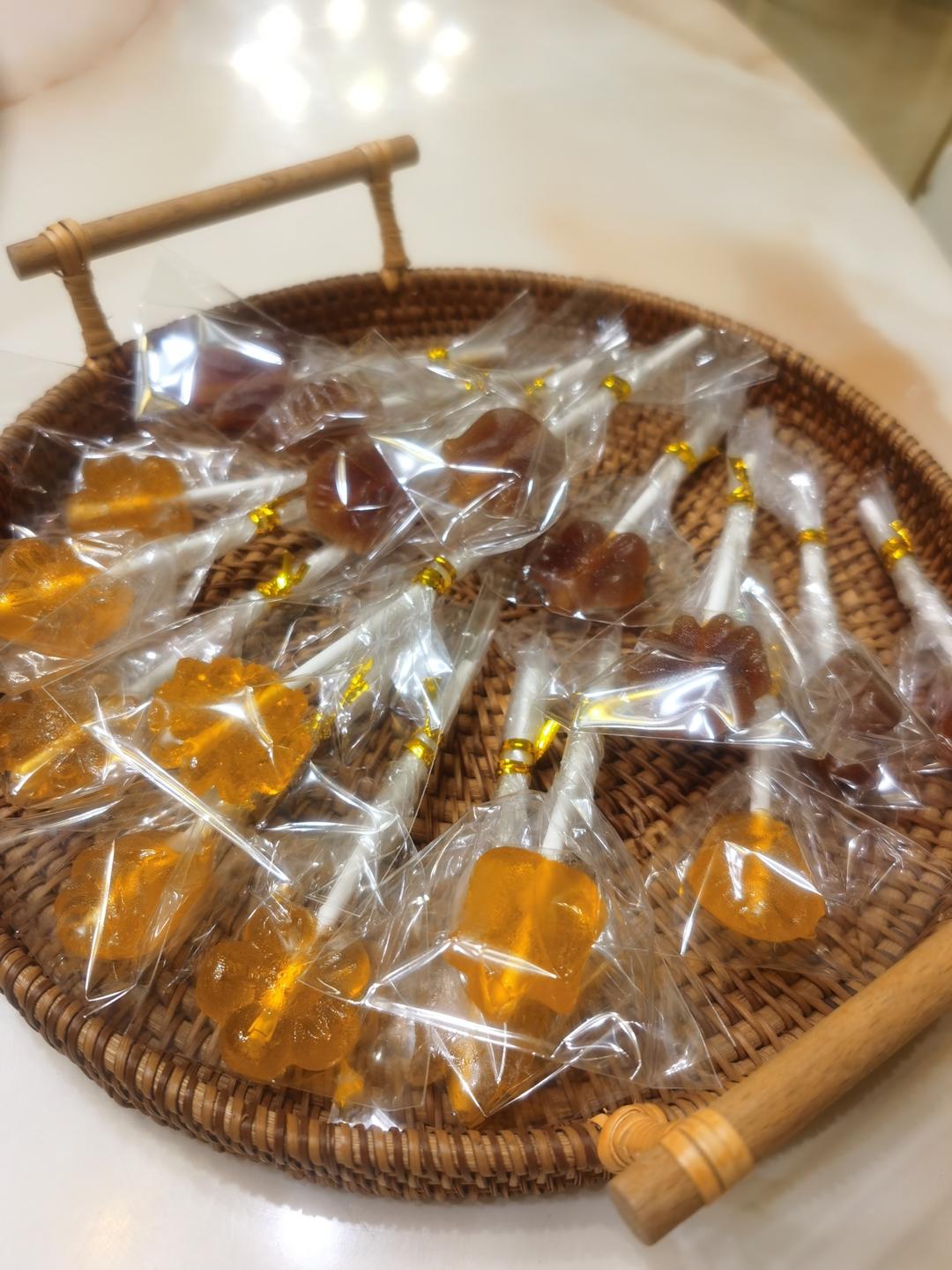 冰糖雪梨棒棒糖 🍬雪梨棒棒糖 🍭果汁糖