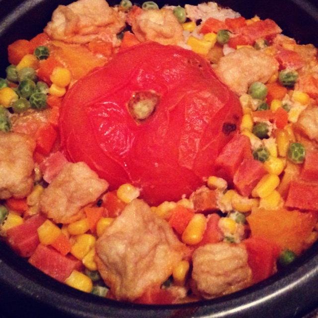 一整个西红柿饭~