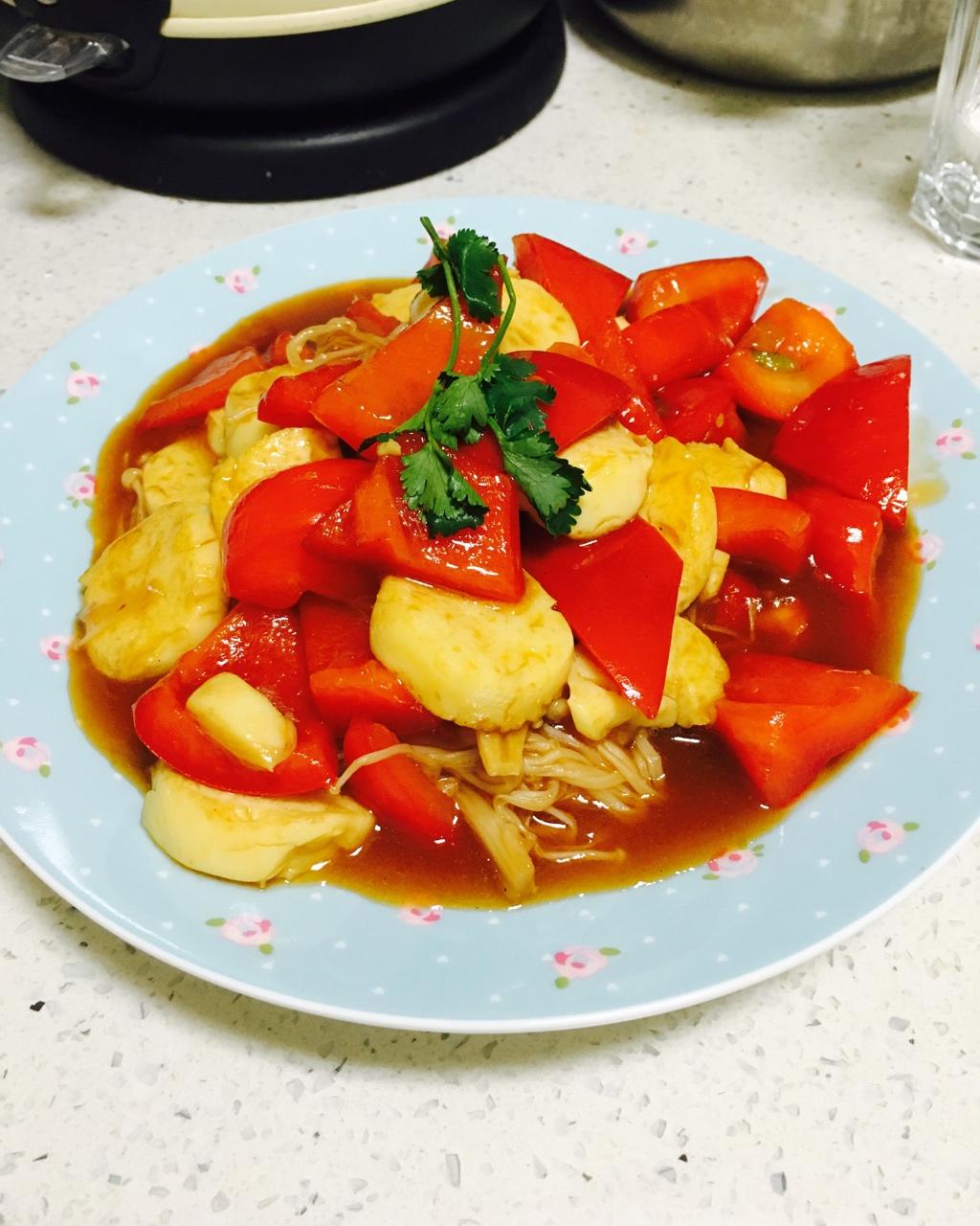 超级下饭菜--金针菇日本豆腐