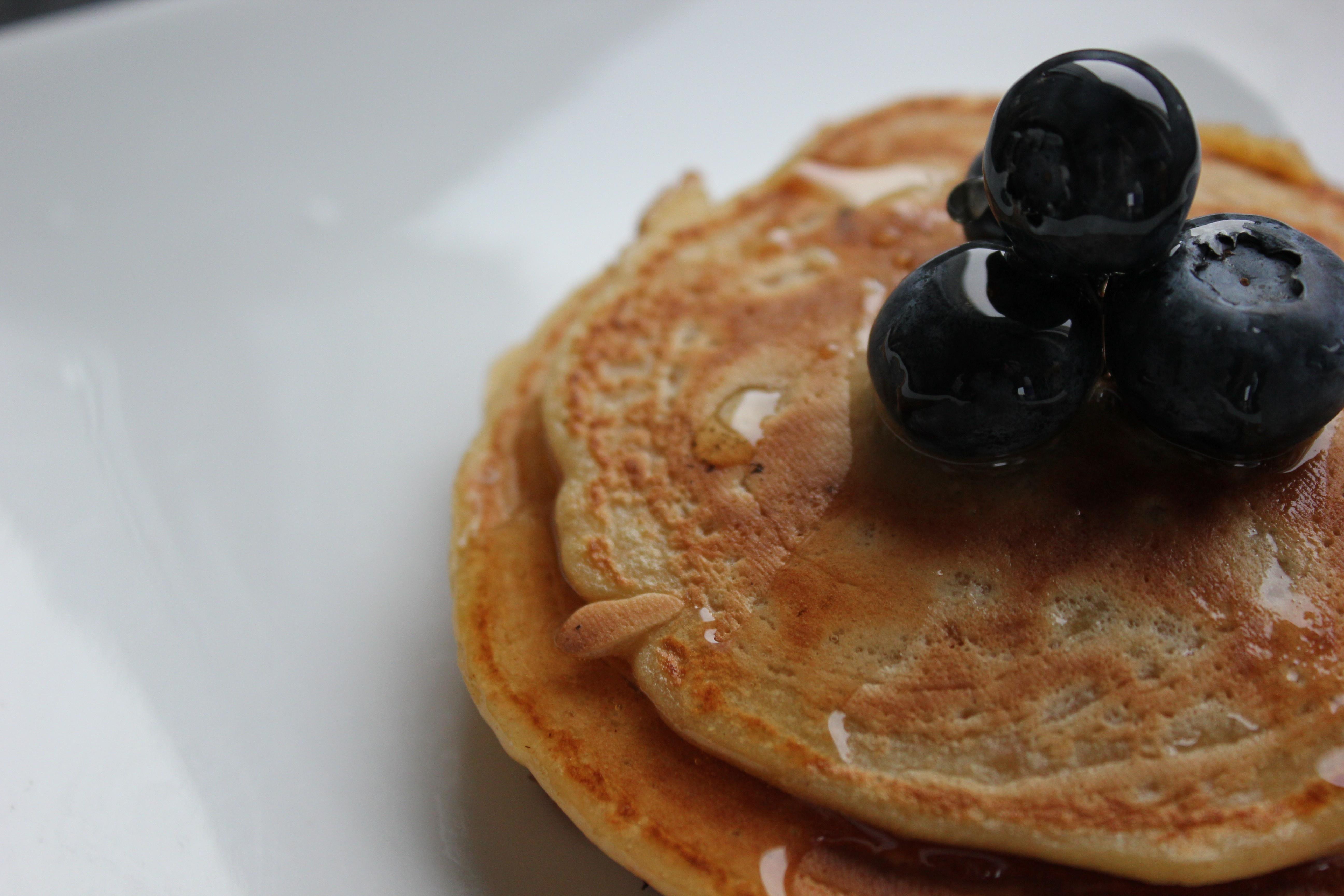 blueberry pancakes的做法