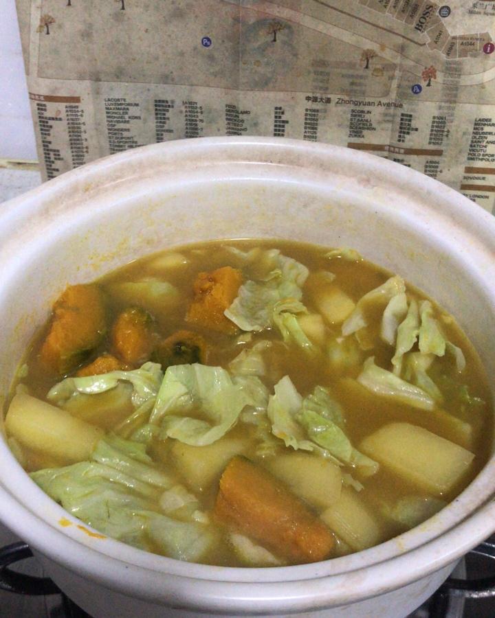 超级好吃低热量的南瓜土豆汤