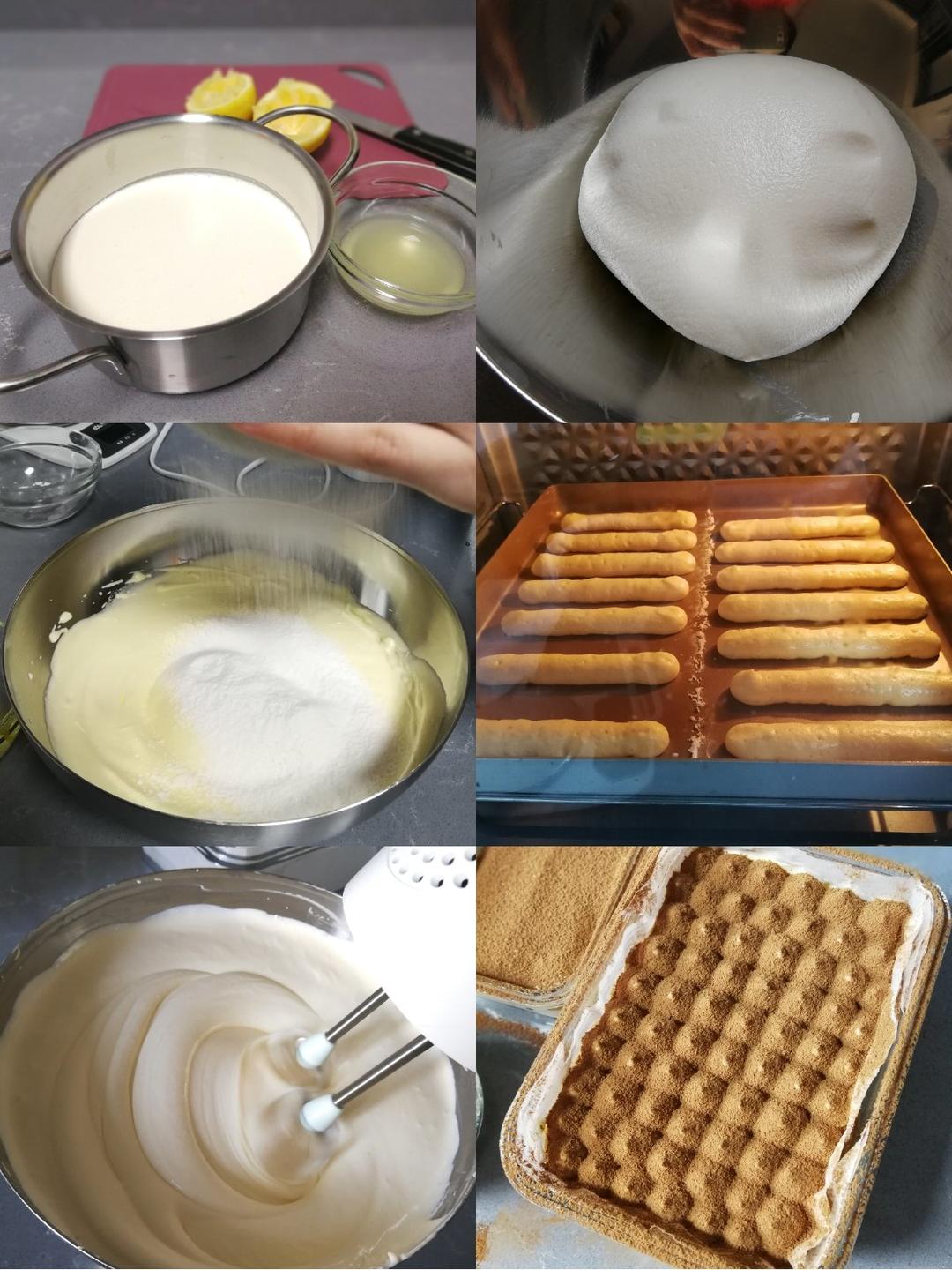 提拉米苏（熟蛋,无吉利丁）+自制马斯卡彭