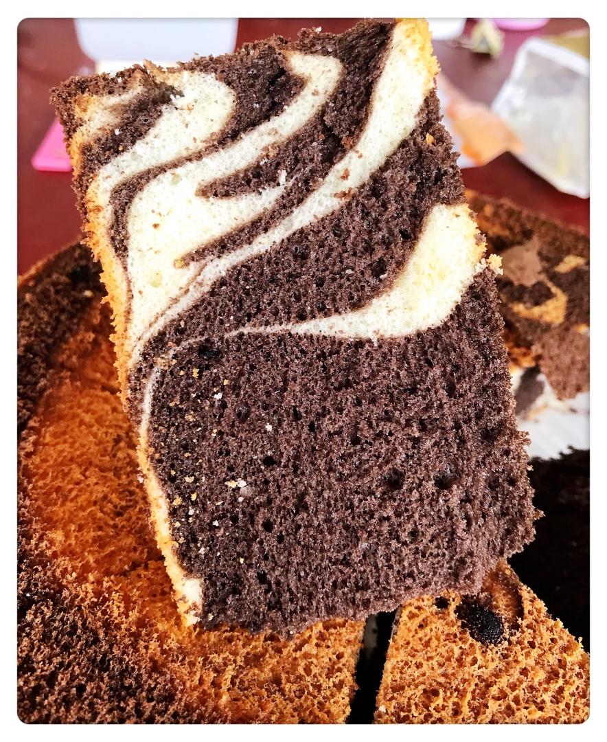 斑马纹戚风蛋糕