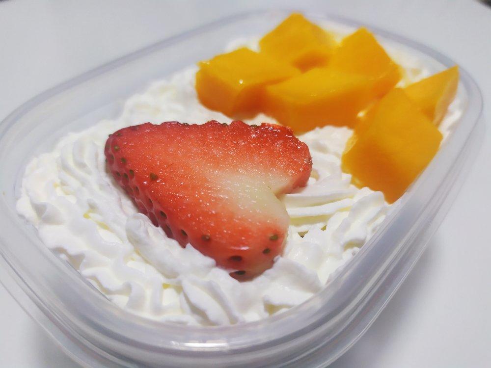 水果盒子蛋糕（低糖低油版）