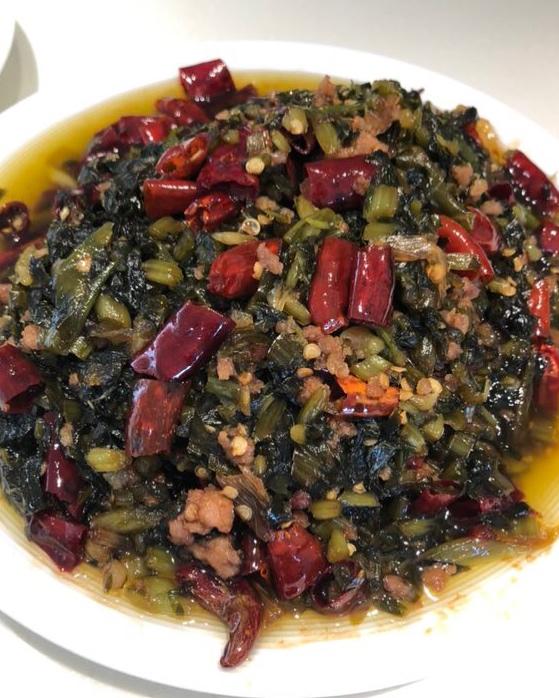 301私房料理做的炒咸菜