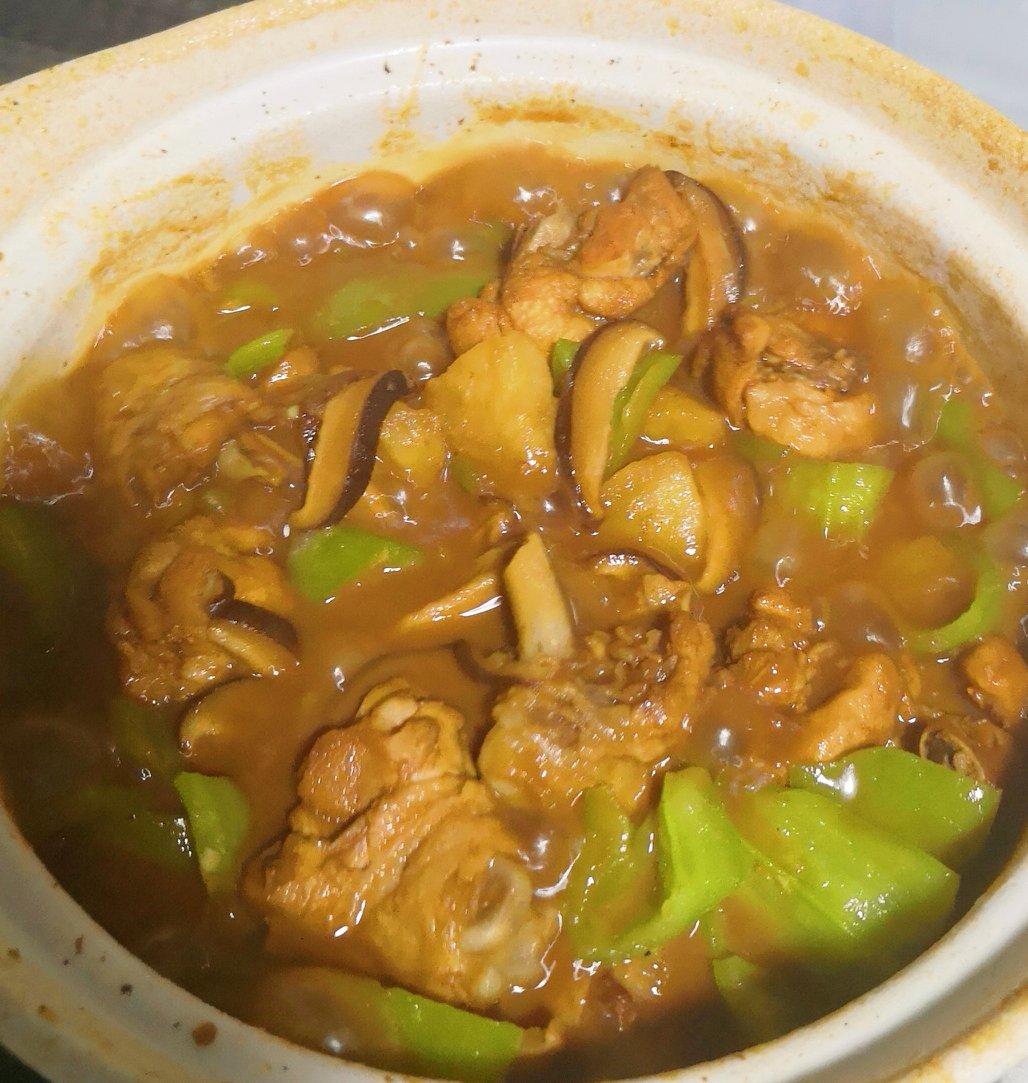 土豆焖鸡腿