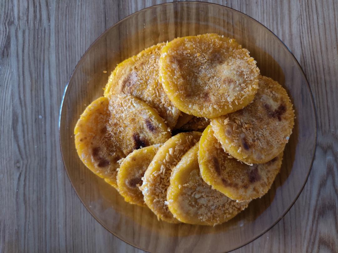 平底锅就能做，香甜软糯的南瓜饼，一次成功