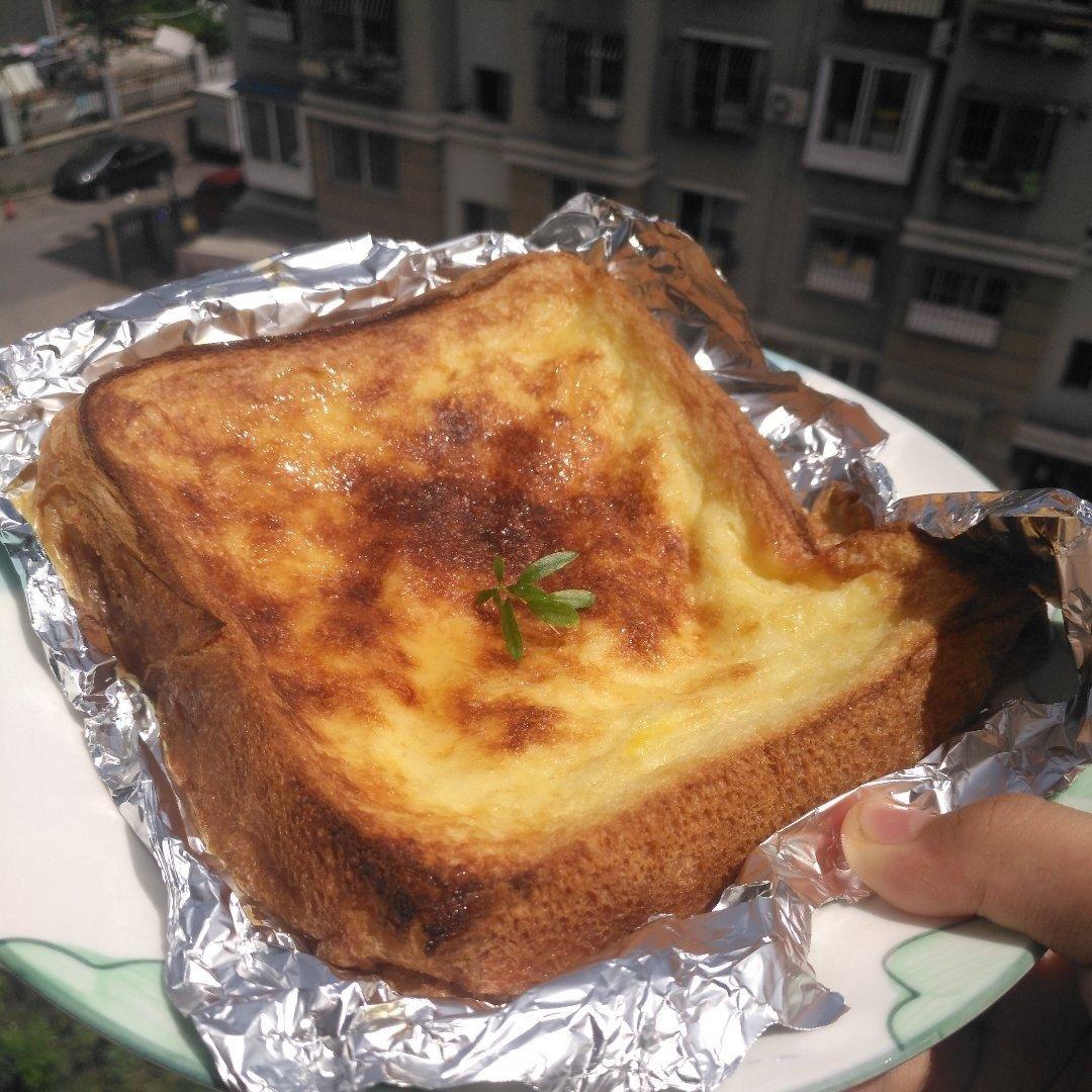 【法式吐司】面包吃出软嫩爆汁的口感，我馋了！