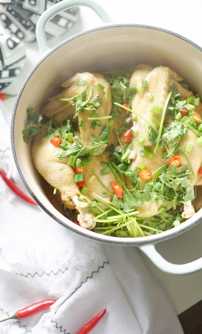 【1-2月北鼎珐琅铸铁锅食谱】神仙葱油鸡