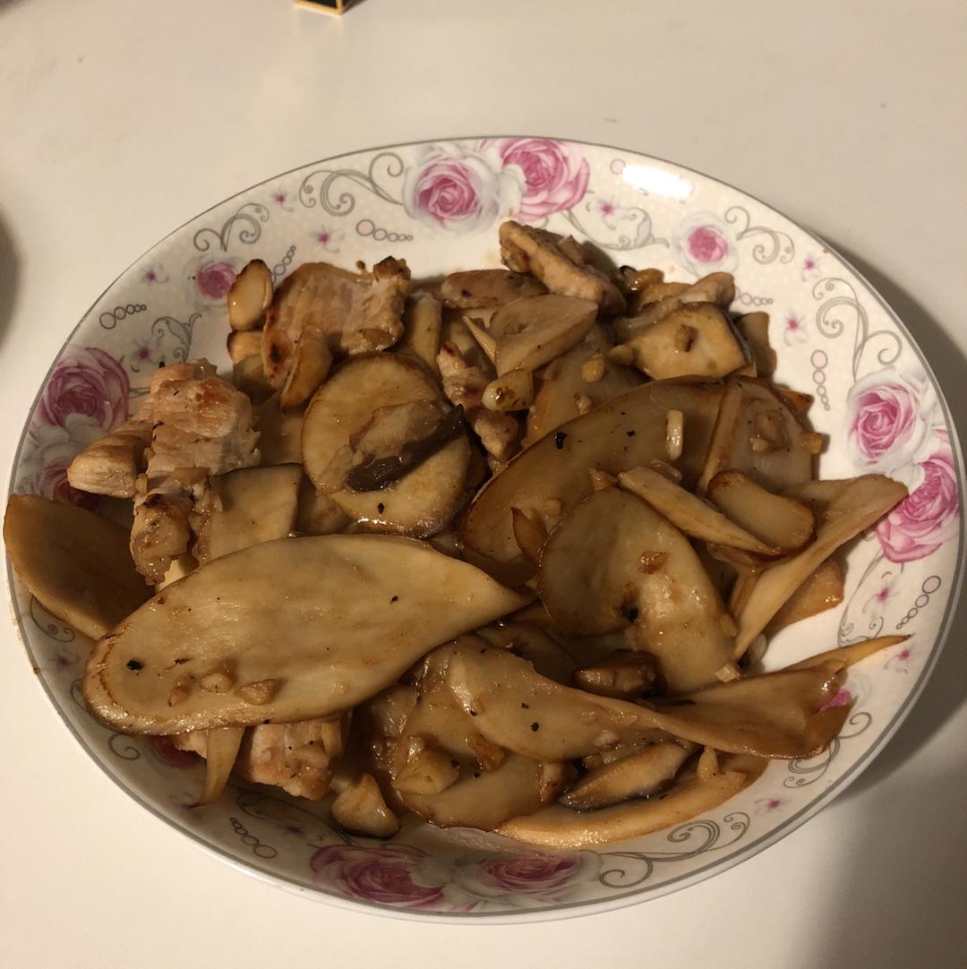肉炒杏鲍菇