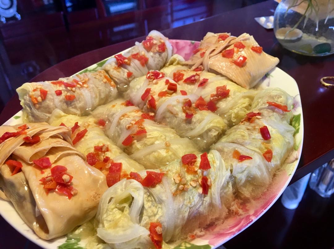 肉酿白菜卷