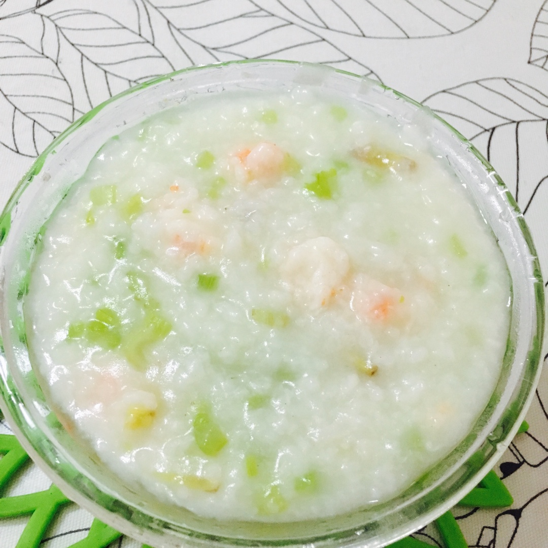 鲜虾香芹粥
