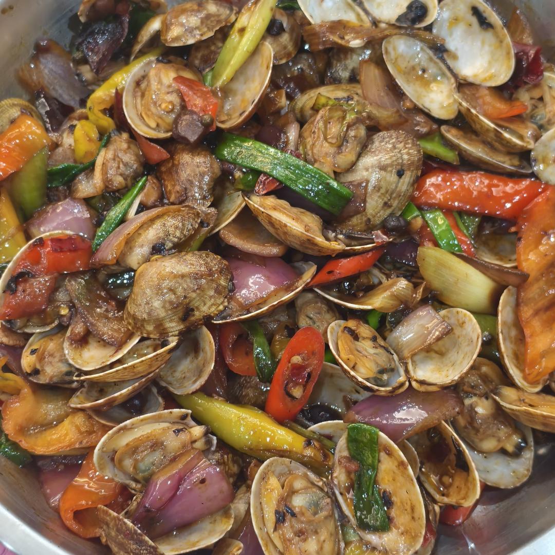 5分钟快手菜❗️秒杀路边摊爆炒花甲～好吃到爆