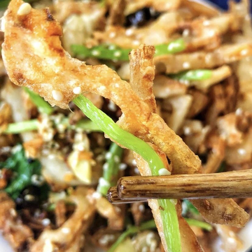 干煸藕丝—正宗武汉小吃