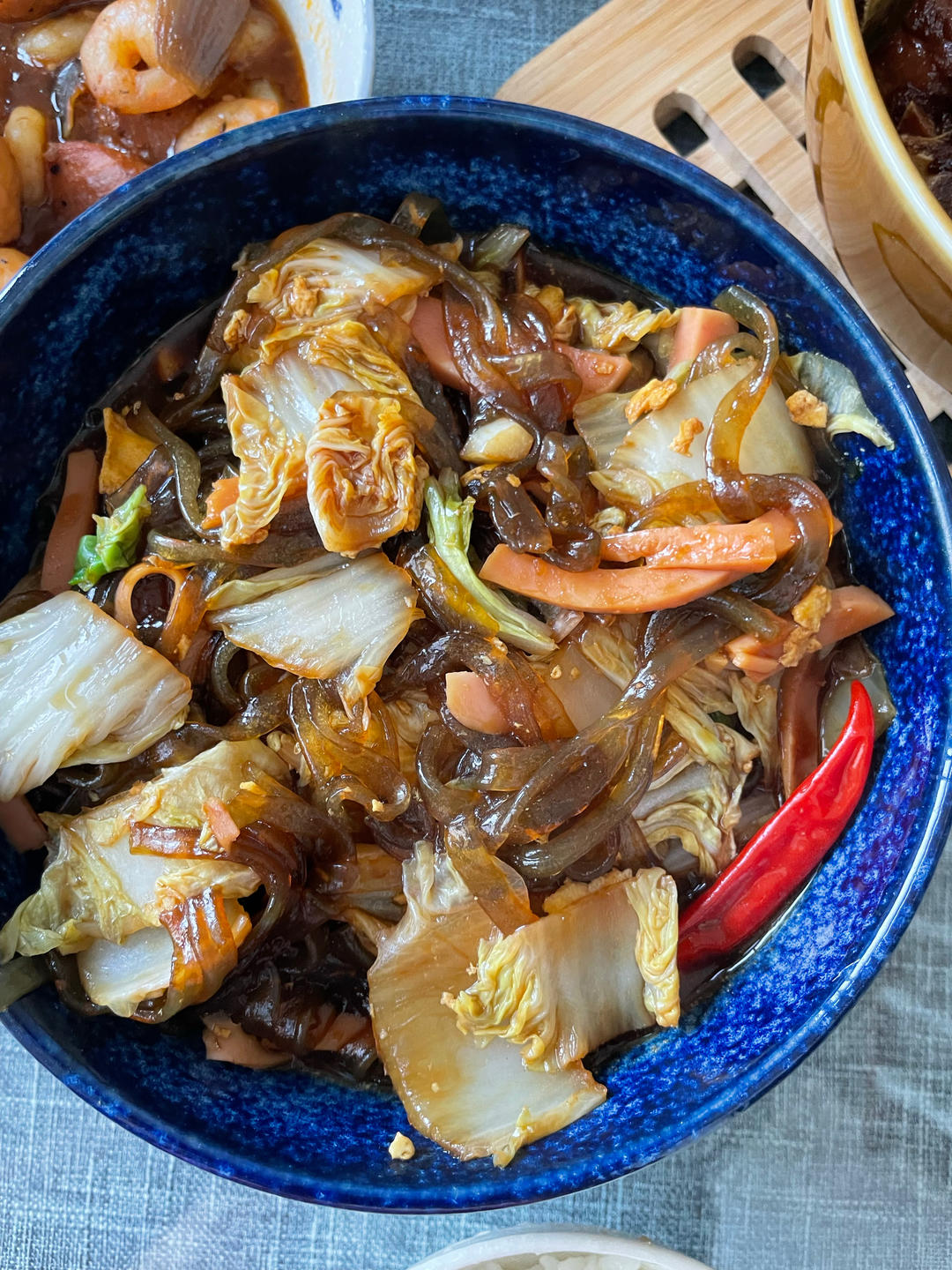 白菜炒粉条🧐原本不屑一顾，结果超级下饭