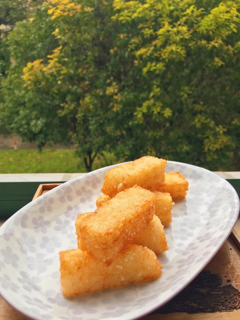 剩米饭糍饭糕（超简单整形）