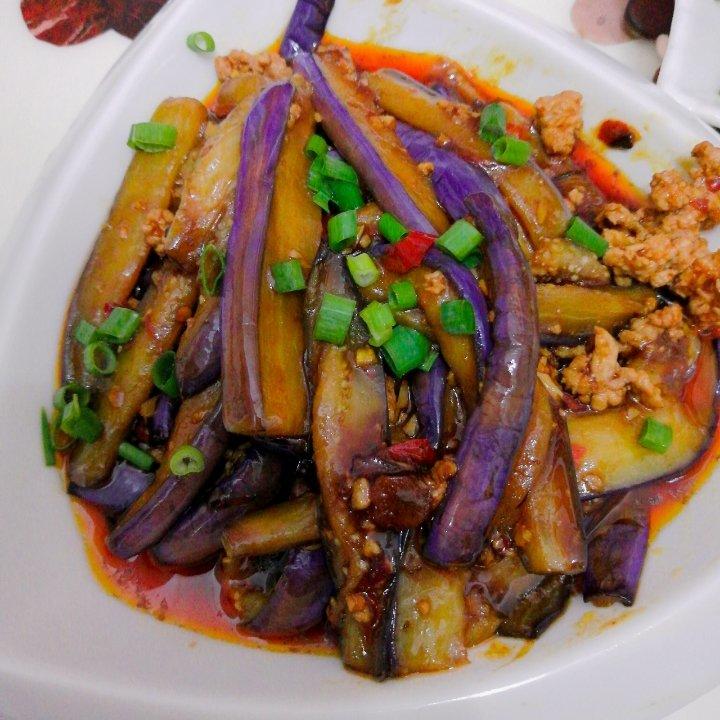 红烧肉沫茄子