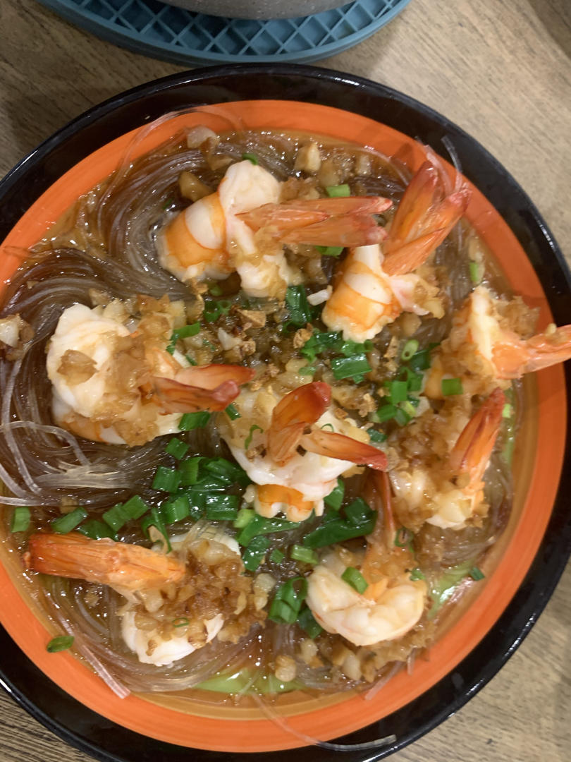 粉丝蒸虾球（吉利虾球）