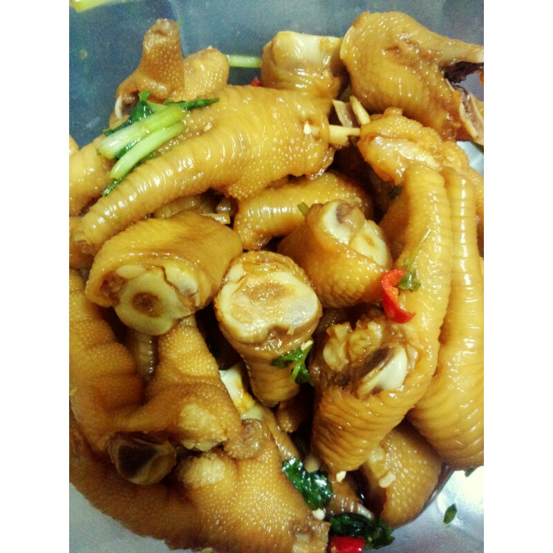 香辣蒜香凉拌爽脆鸡脚