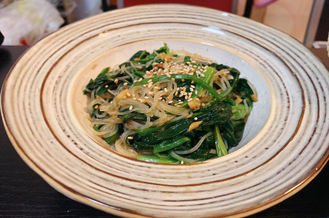 酱拌菠菜粉