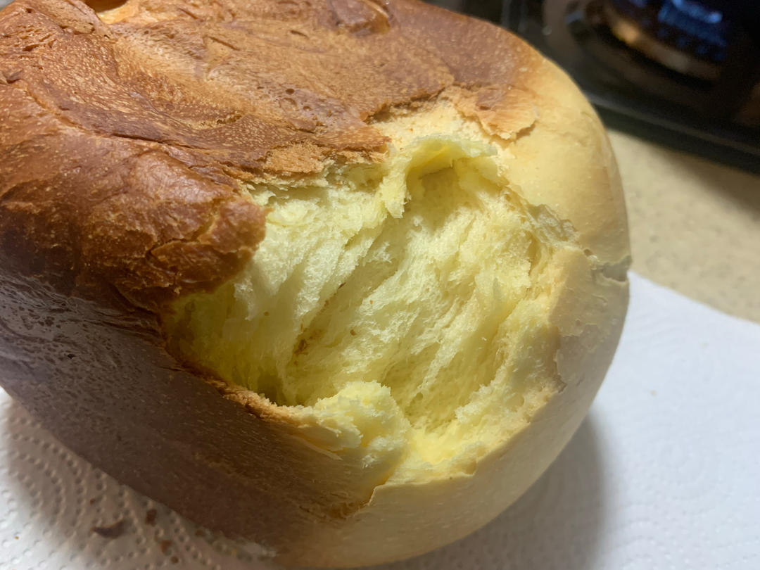 面包机做奶香手撕吐司