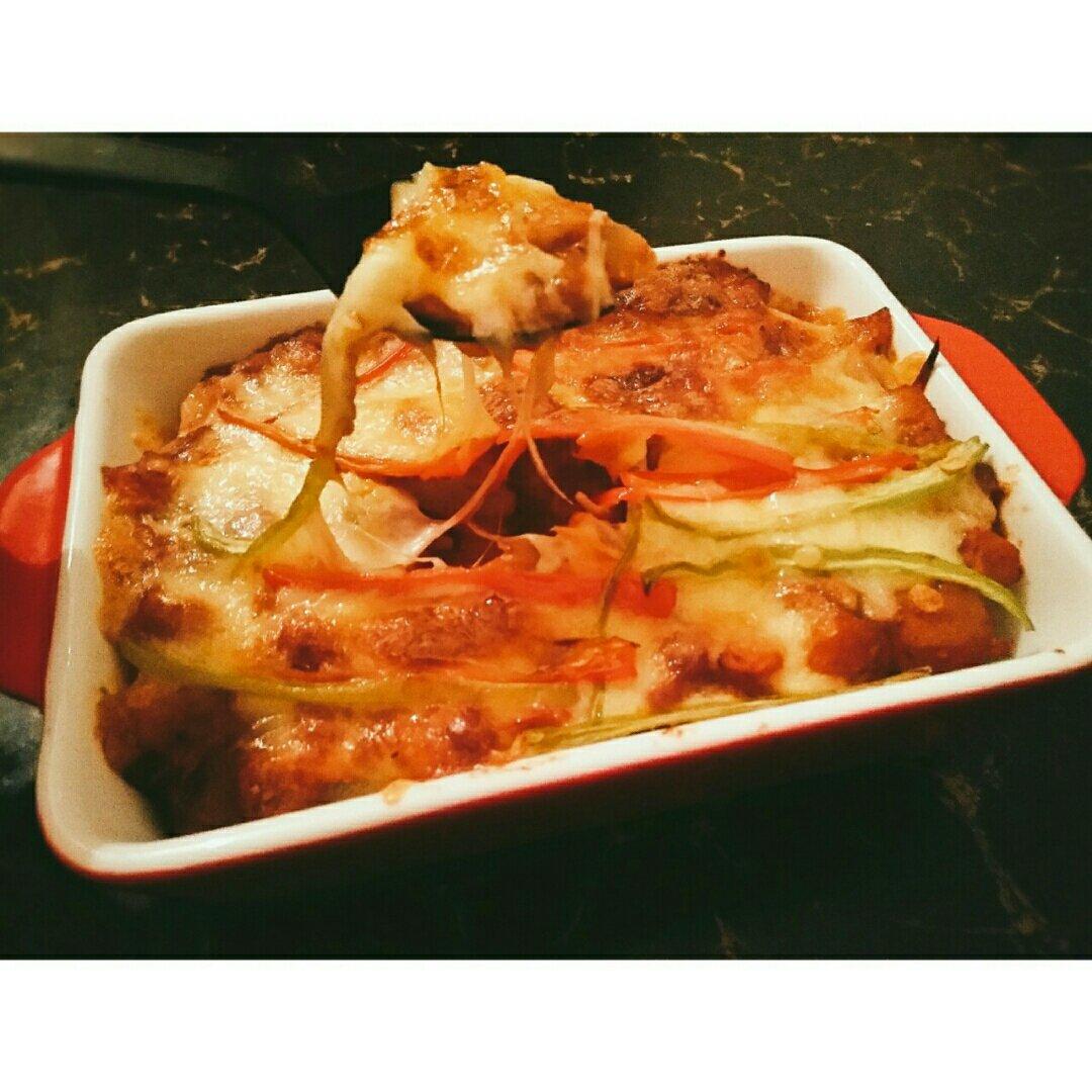 番茄鸡肉浓情焗饭【两人份】