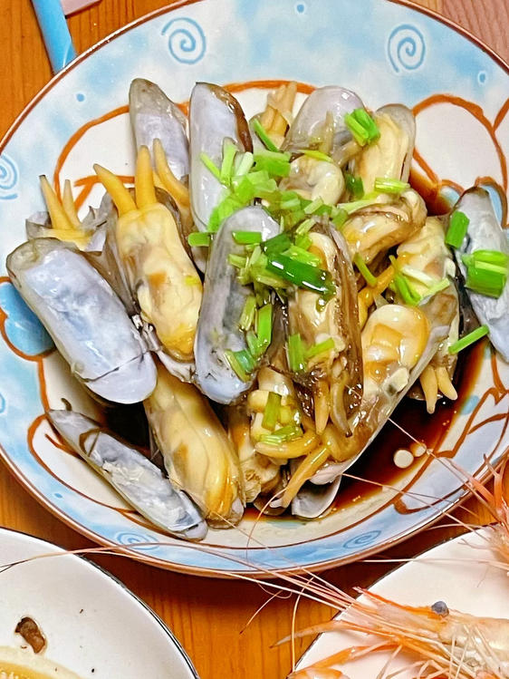 葱油蛏子