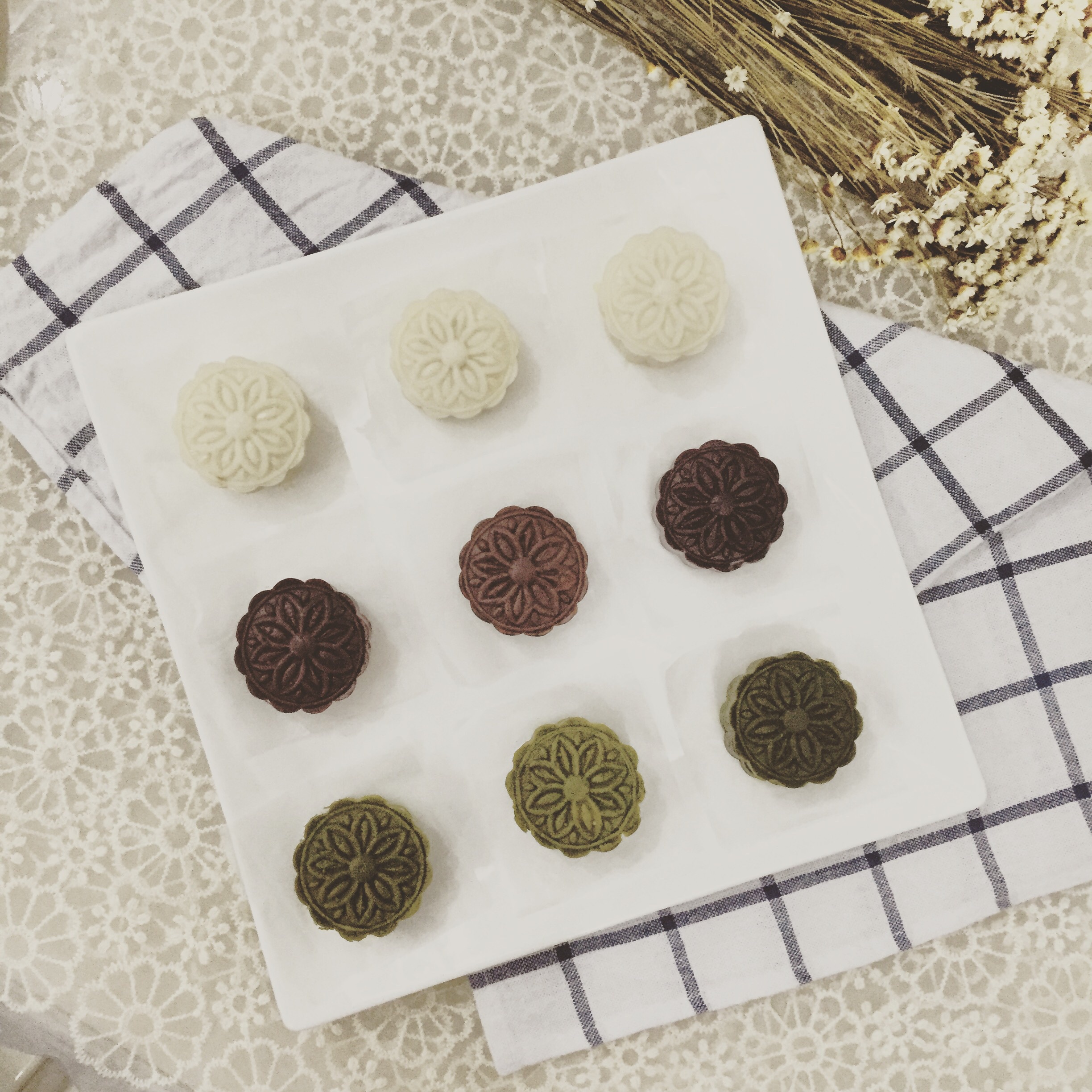 榴莲芝士冰皮月饼