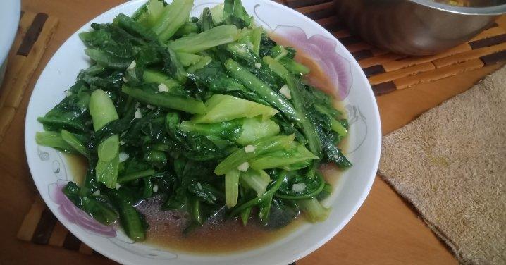 蒜蓉油麦菜（蚝油）
