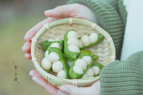 【宝宝面食】豌豆荚馒头的做法