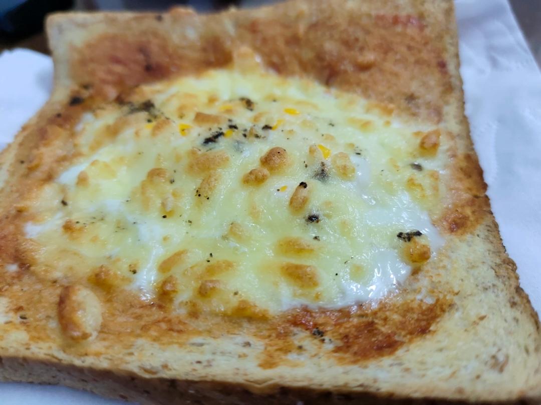 空气炸锅版营养快手早餐之爆浆吐司