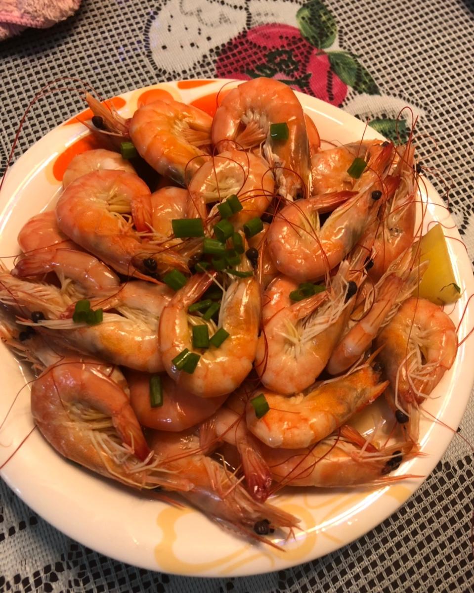 乌鸡燕做的白灼虾