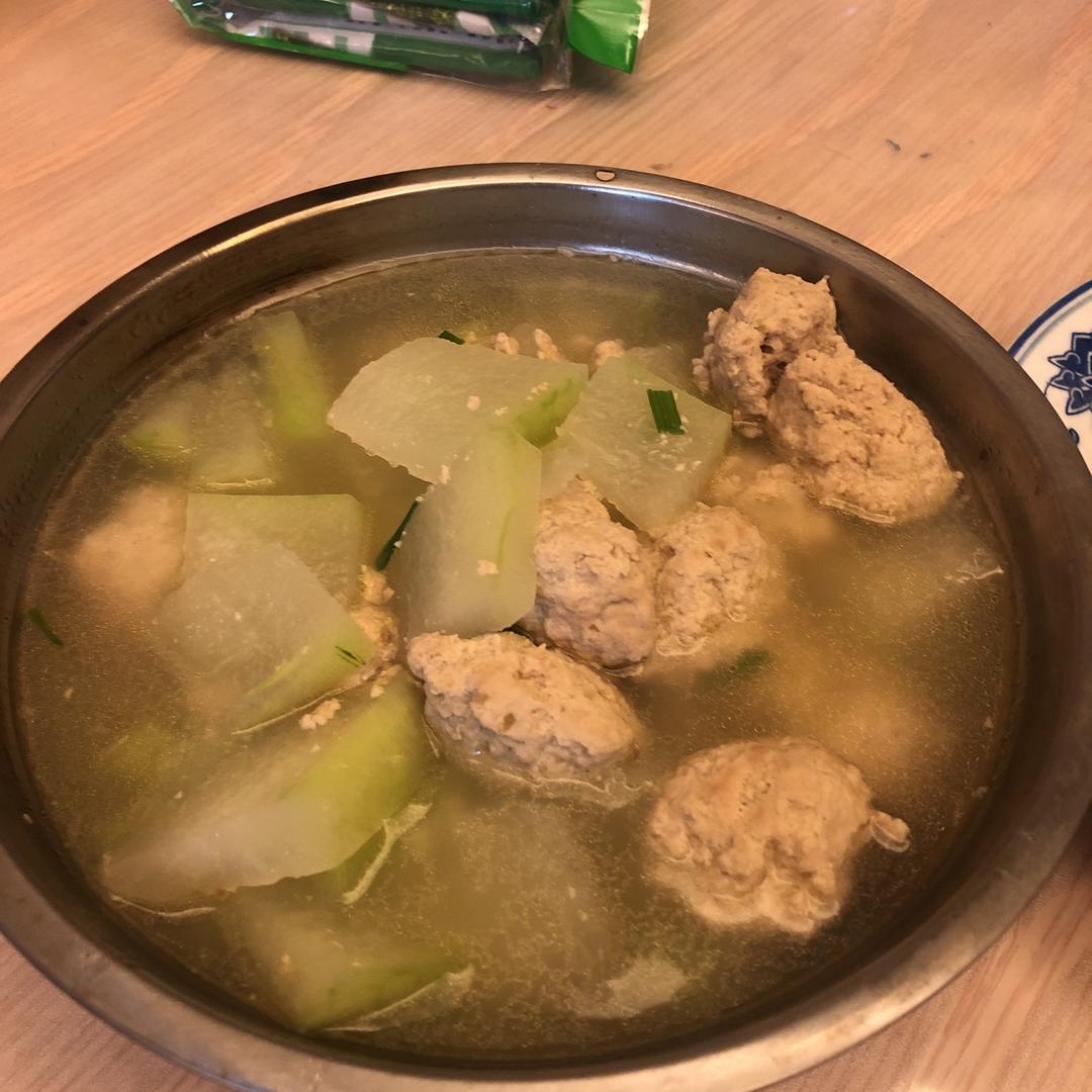 冬瓜汆丸子汤