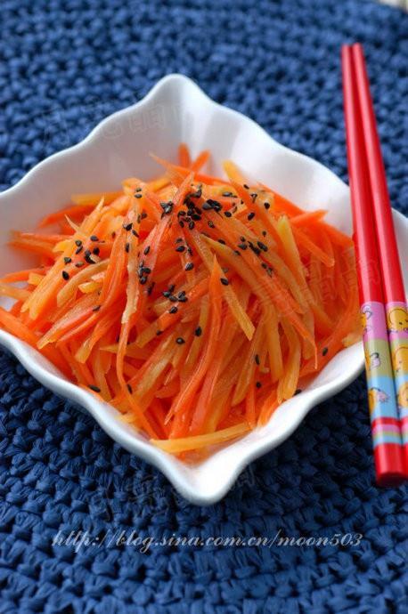 红薯拌胡萝卜的做法