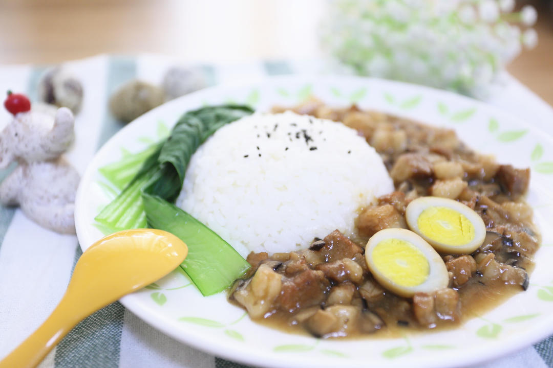 宝宝辅食食谱  宝宝卤肉饭的做法