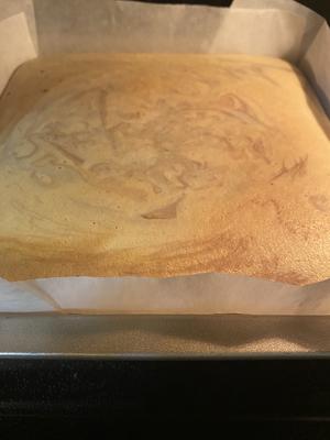 大理石纹可可轻乳酪蛋糕（可可粉/消耗奶油奶酪/不用黄油/八寸方盘）的做法 步骤26