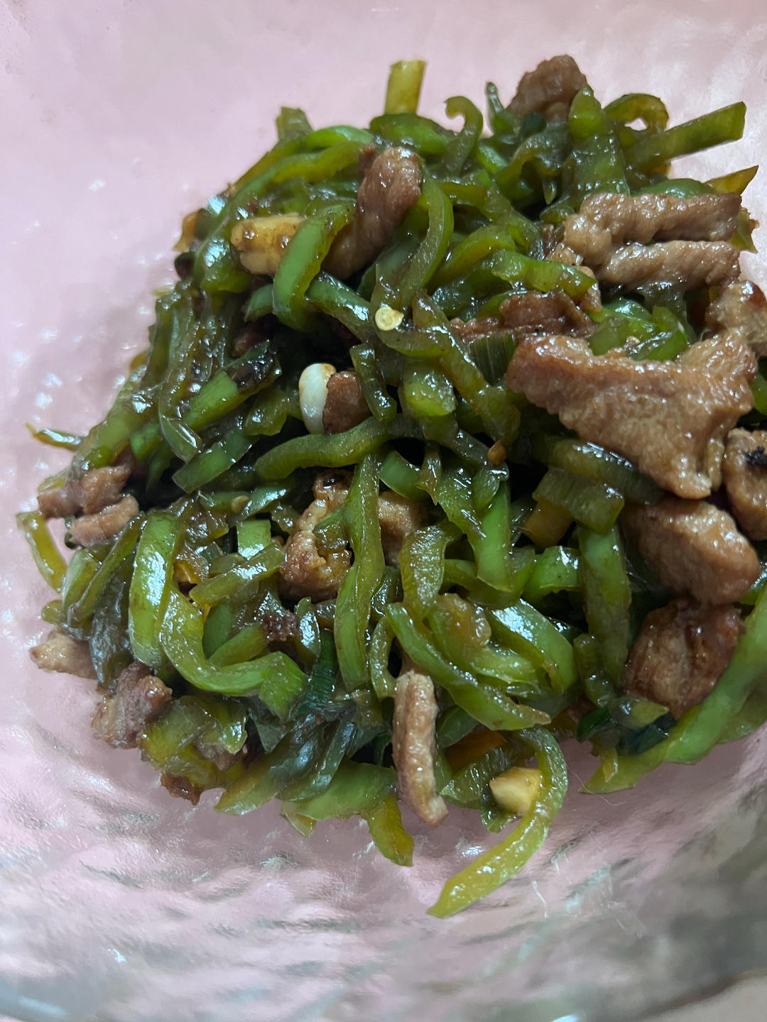 青椒炒肉丝