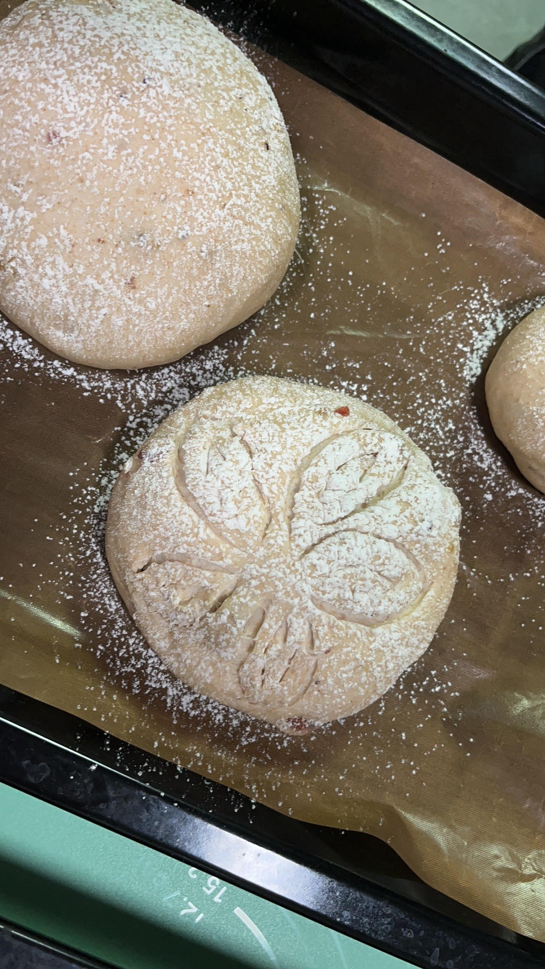 全麦核桃包～软欧包