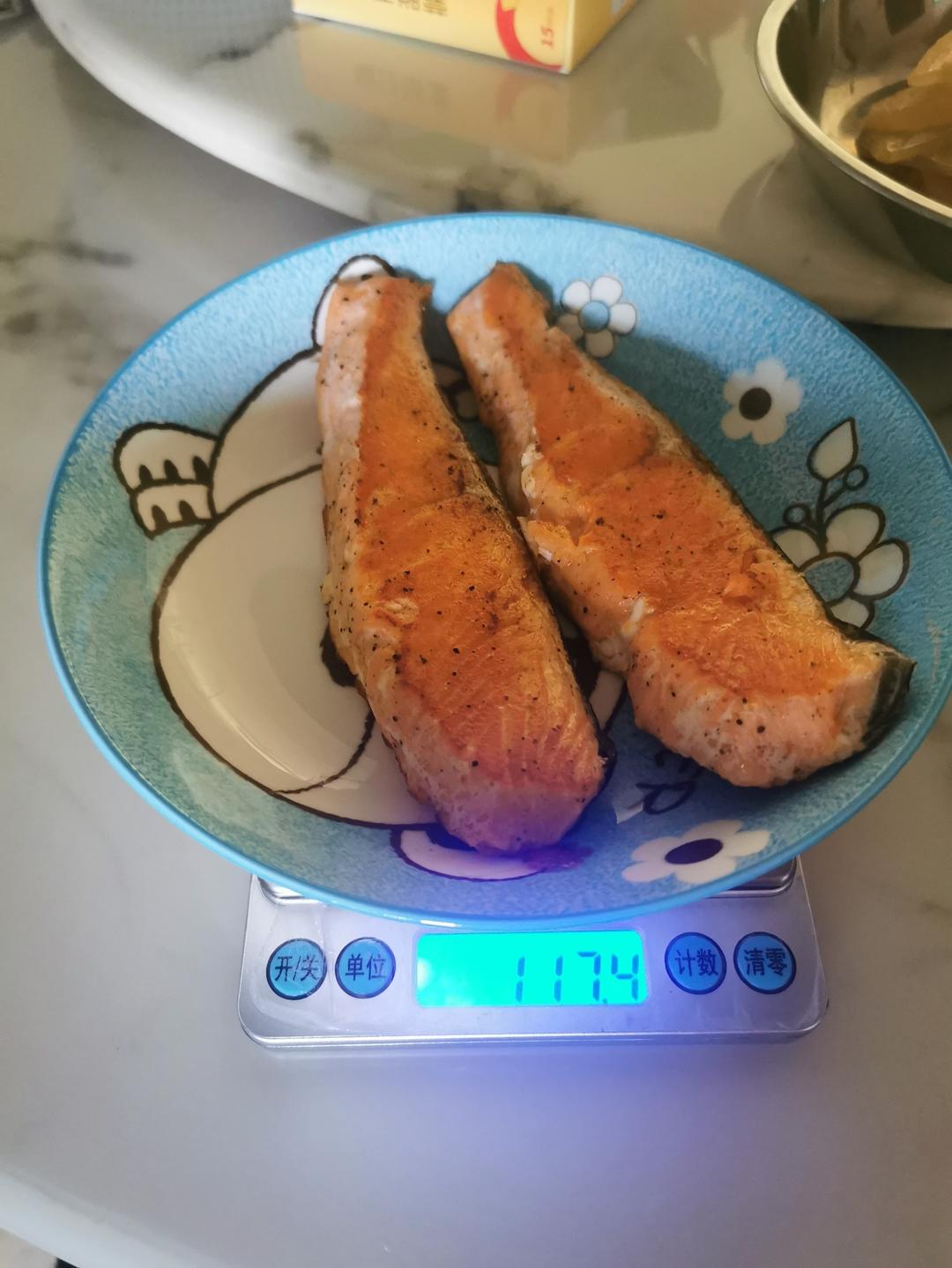 超简单煎三文鱼柳