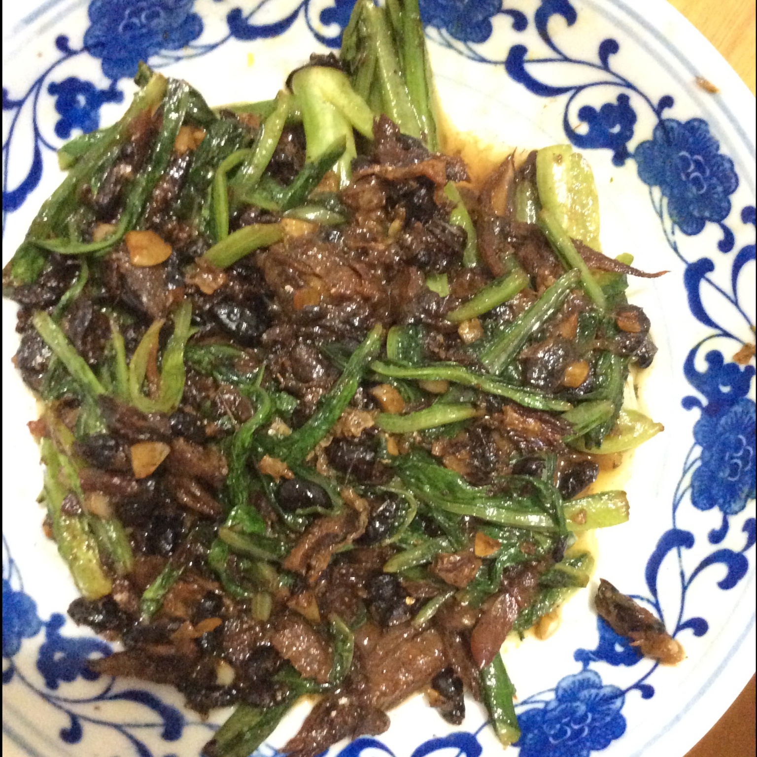 豆豉鲮鱼油麦菜