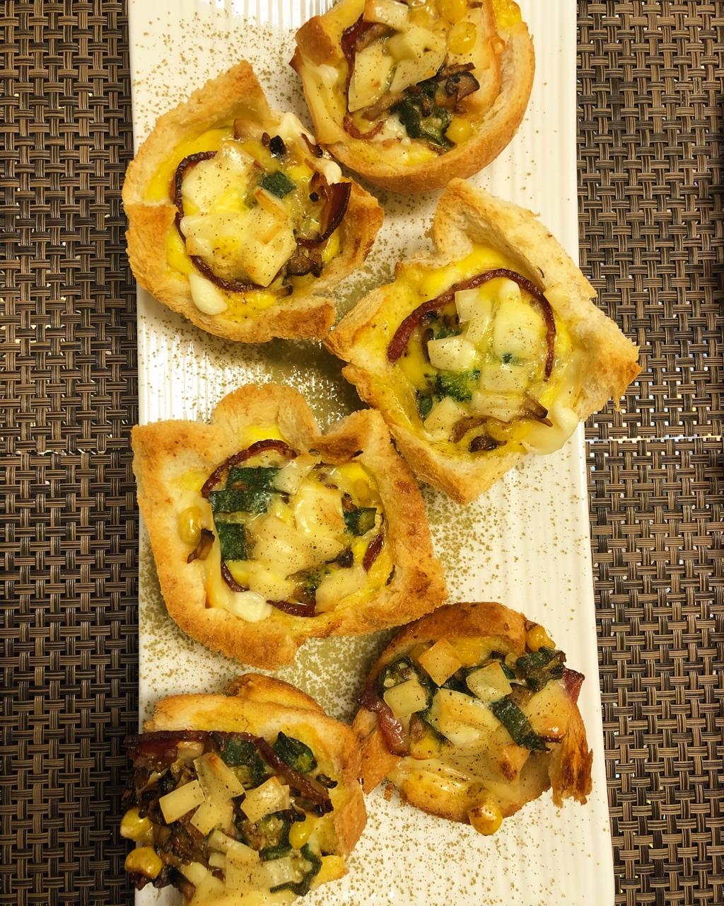 培根鸡蛋吐司杯
