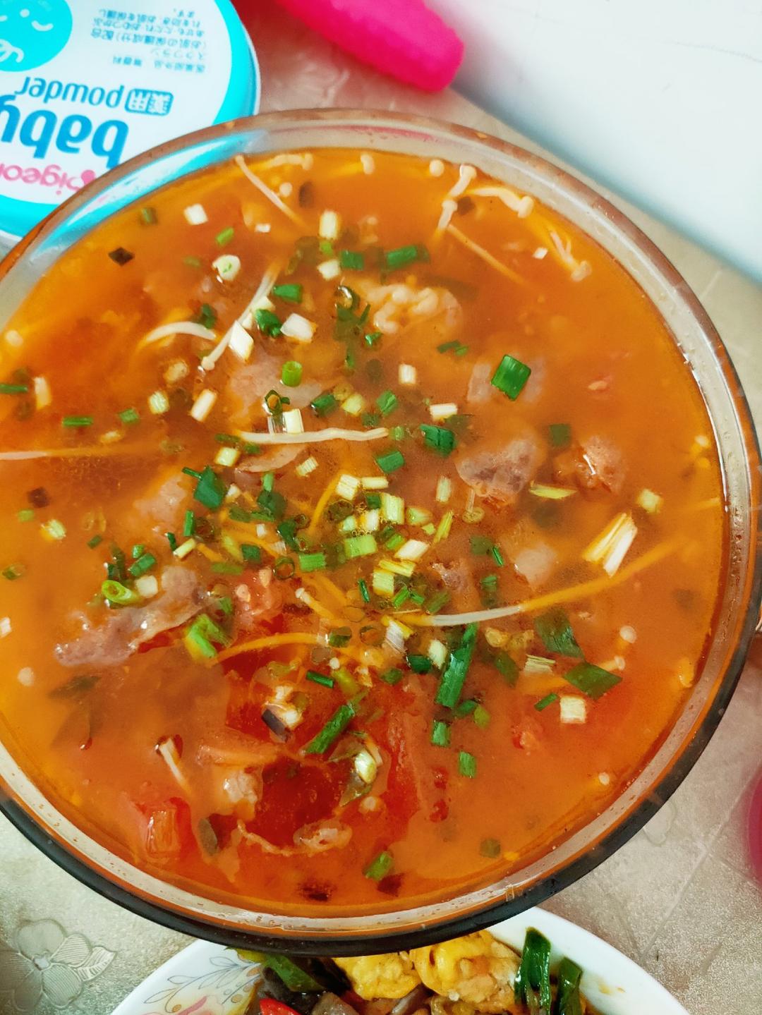 超开胃的番茄土豆肥牛汤‼️下米饭无敌了