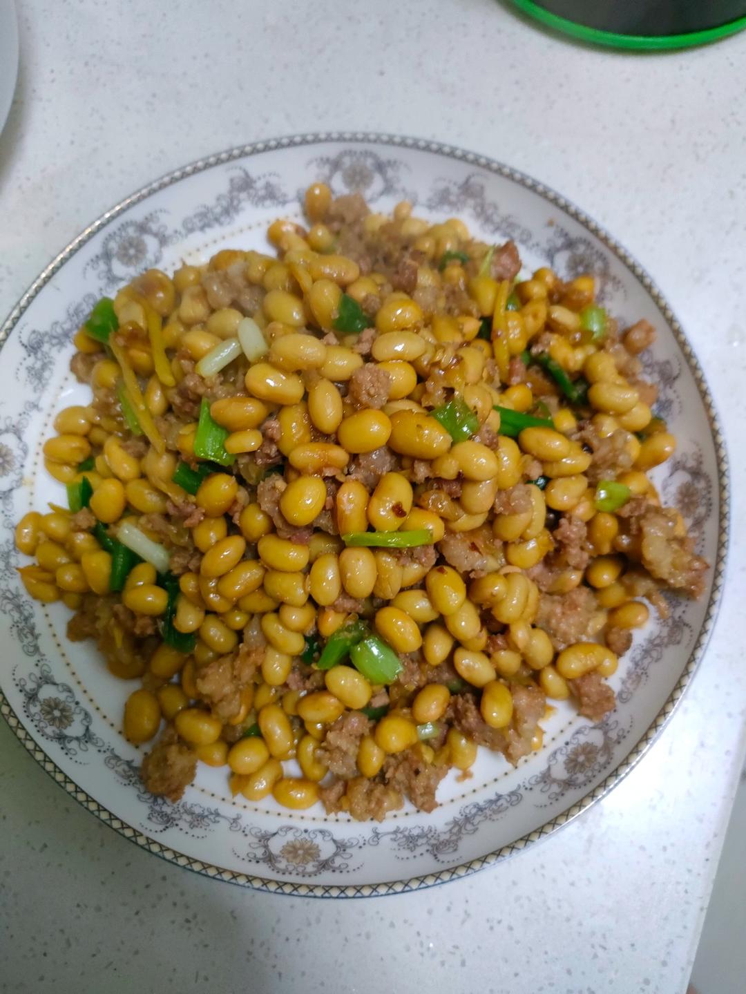 炒黄豆