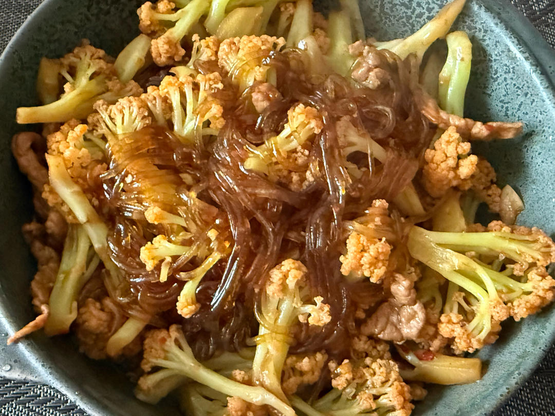 干锅酱烧菜花粉条