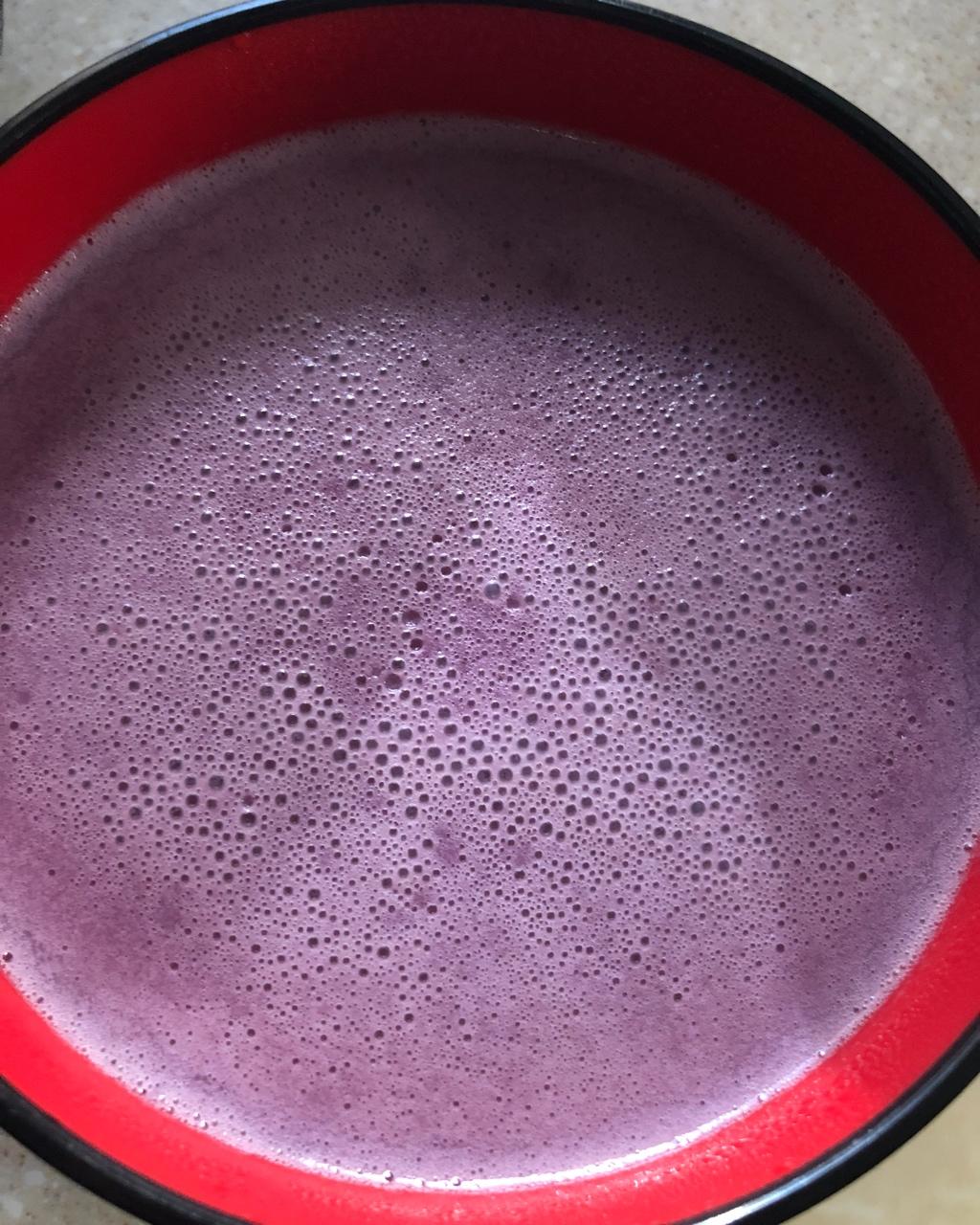感受幸福从自制开始——紫薯燕麦豆浆