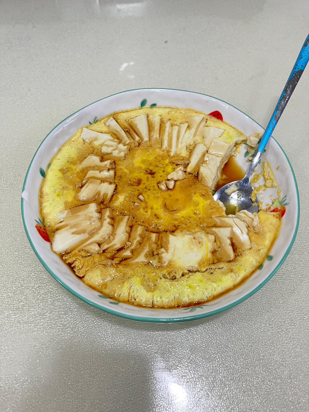 鸡蛋蒸豆腐