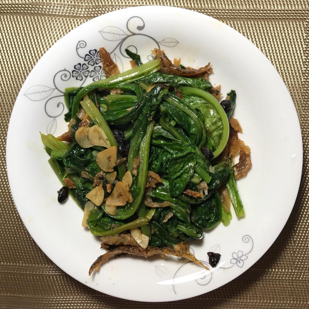 豆豉鲮鱼油麦菜
