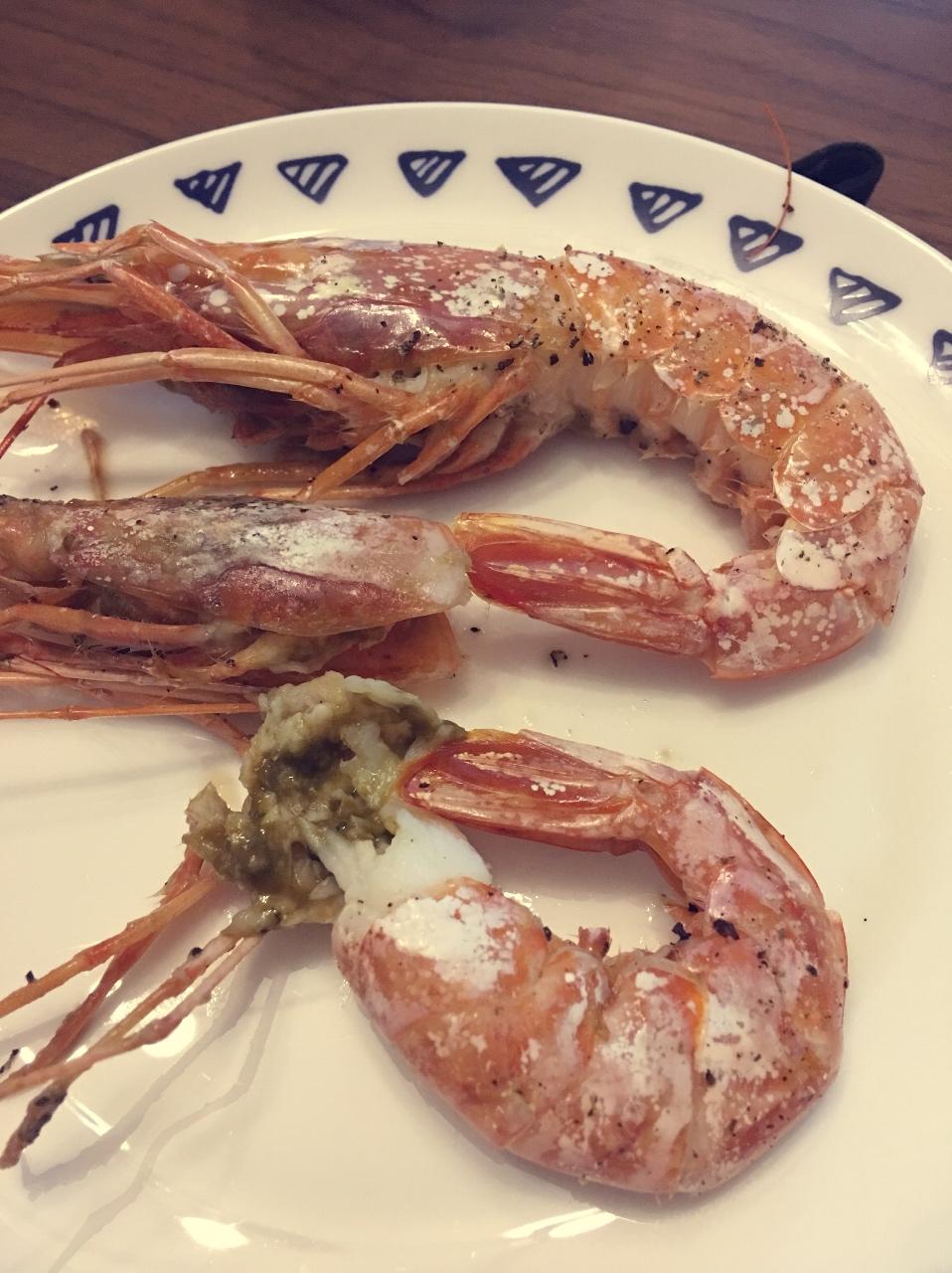 盐烤阿根廷红虾