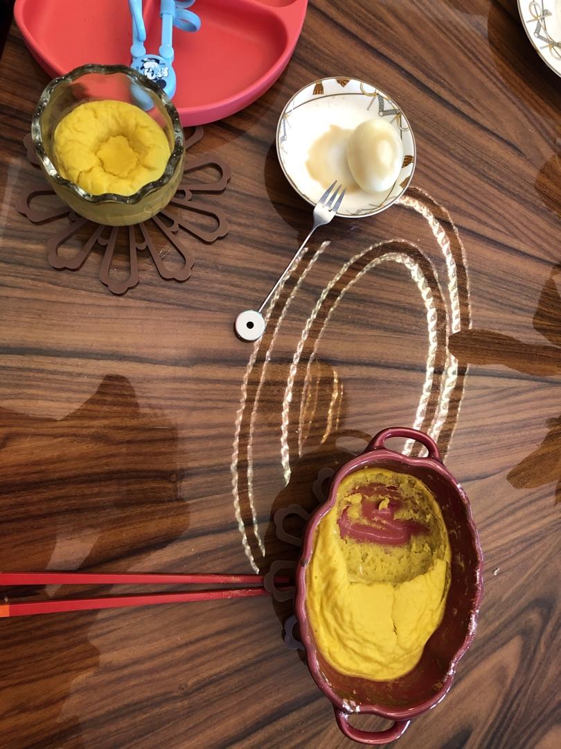 无油无糖，低卡吃不胖的红薯蛋奶