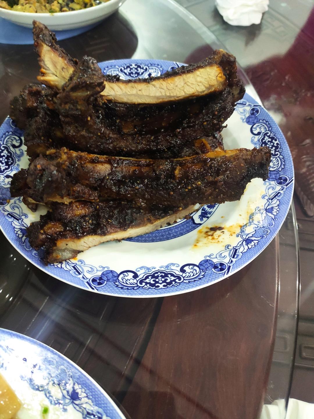 极美味外酥里嫩的德州美式烤排骨 Texas spare ribs